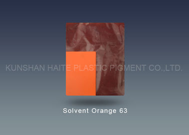 CAS GEEN Oplosbare Oranje 63 Fluorescente Rode GG 16294-75-0 Hittebestendigheids314°c Kleurstof voor PS