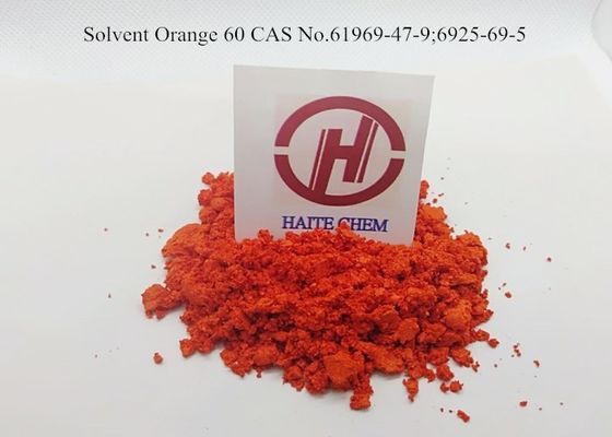 Olieoplosbare kleurstof Solvent Orange 60 Kleuring van plastic materialen