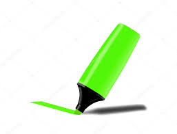 In water oplosbare Kleurstofspecialiteit Oplosbare Groene 7 in Highlighter-Pennen