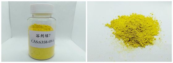 Gele Poeder Oplosbare Fluorescente Inkt Groene 7 CAS No 6358 69 6